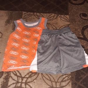 Matching tank top and shorts set